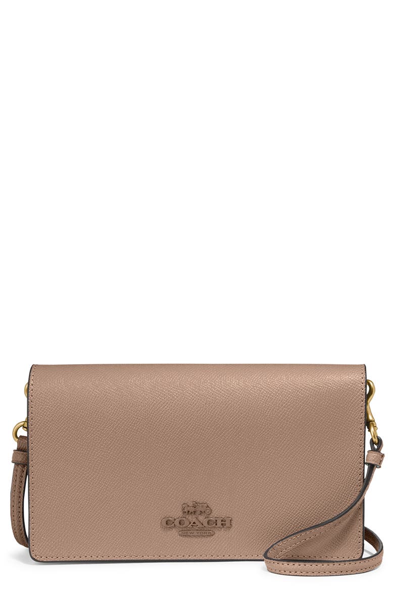 COACH Hayden Leather Crossbody Wallet, Main, color,