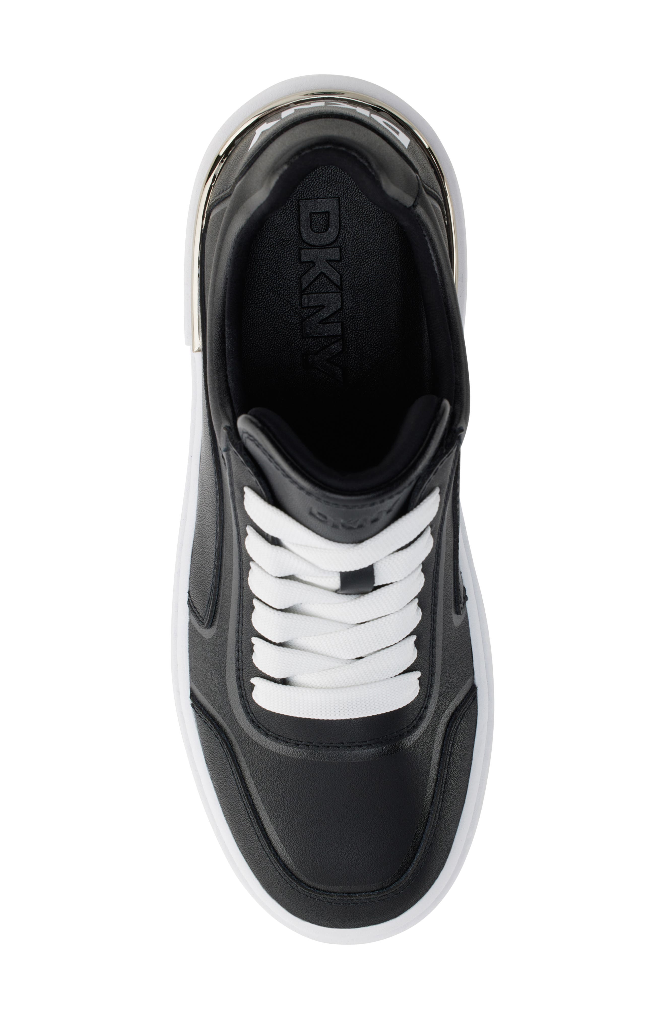 DKNY Baylor Platform Sneaker, Alternate, color, Black