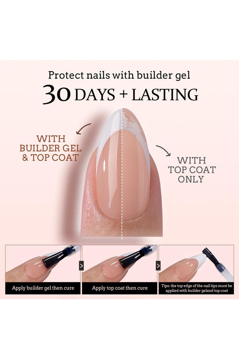 Soft Gel Nails XCOATTIPS® French Collection, Alternate, color, Long Stiletto Pink