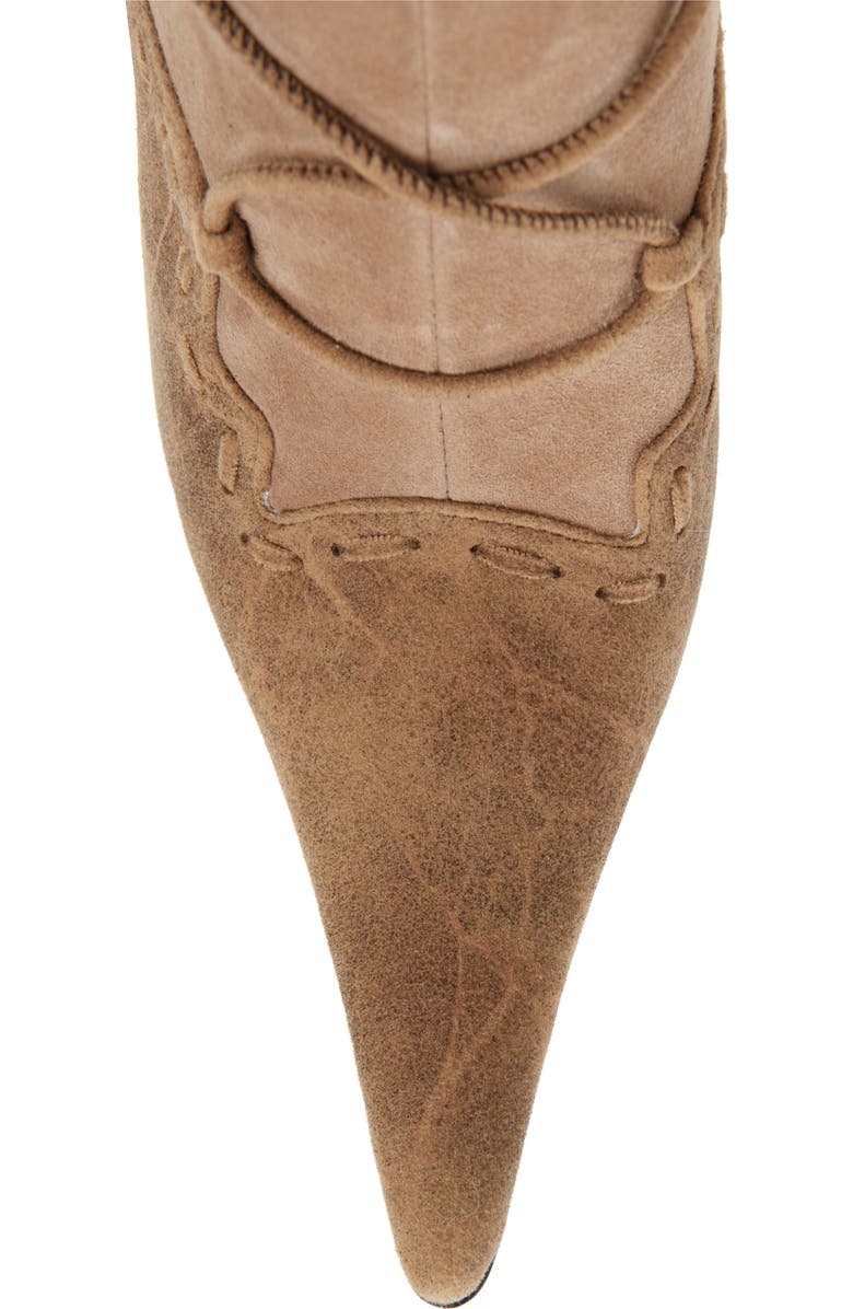 Jeffrey Campbell Verbier Knee High Boot, Alternate, color, Beige Combo