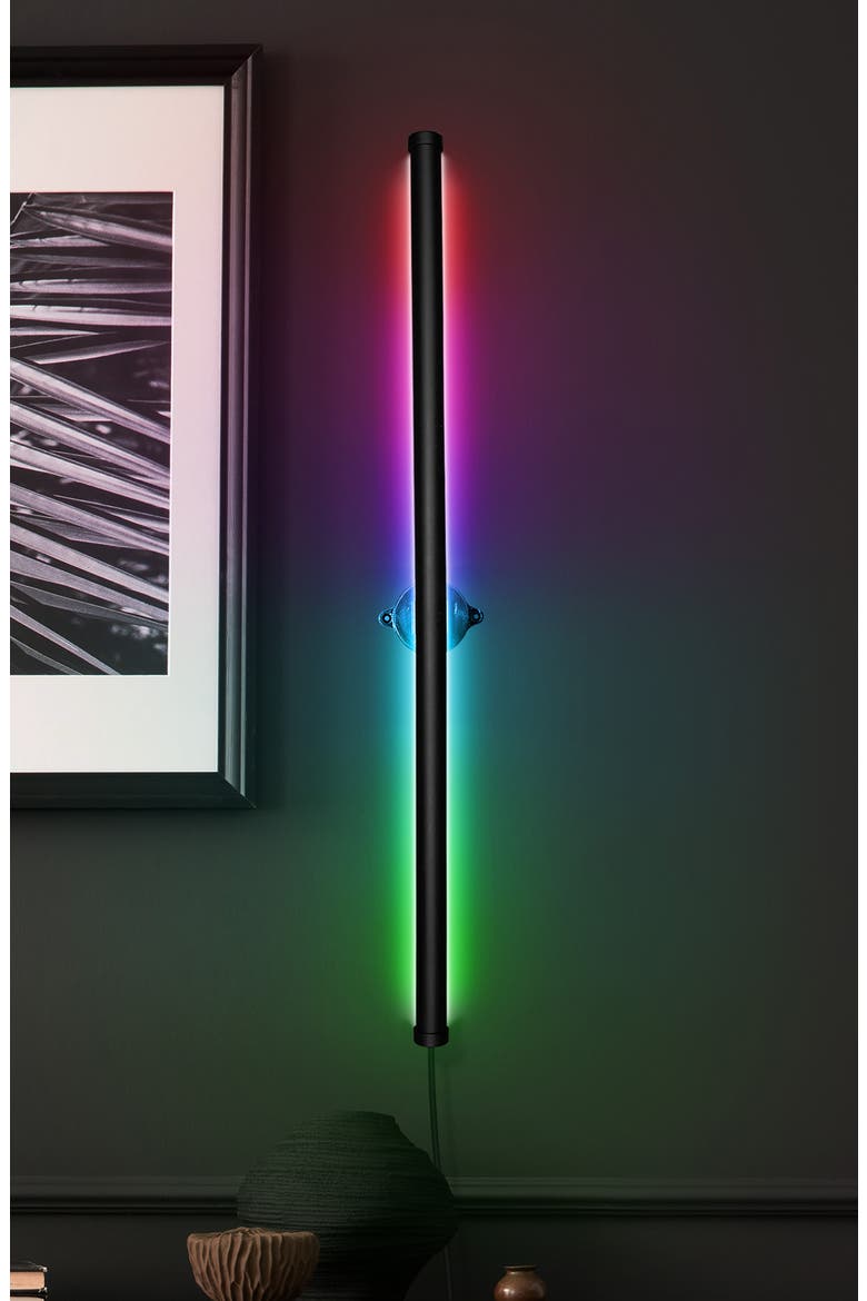 Color Changing Wall Light Bar, Alternate, color, BLACK
