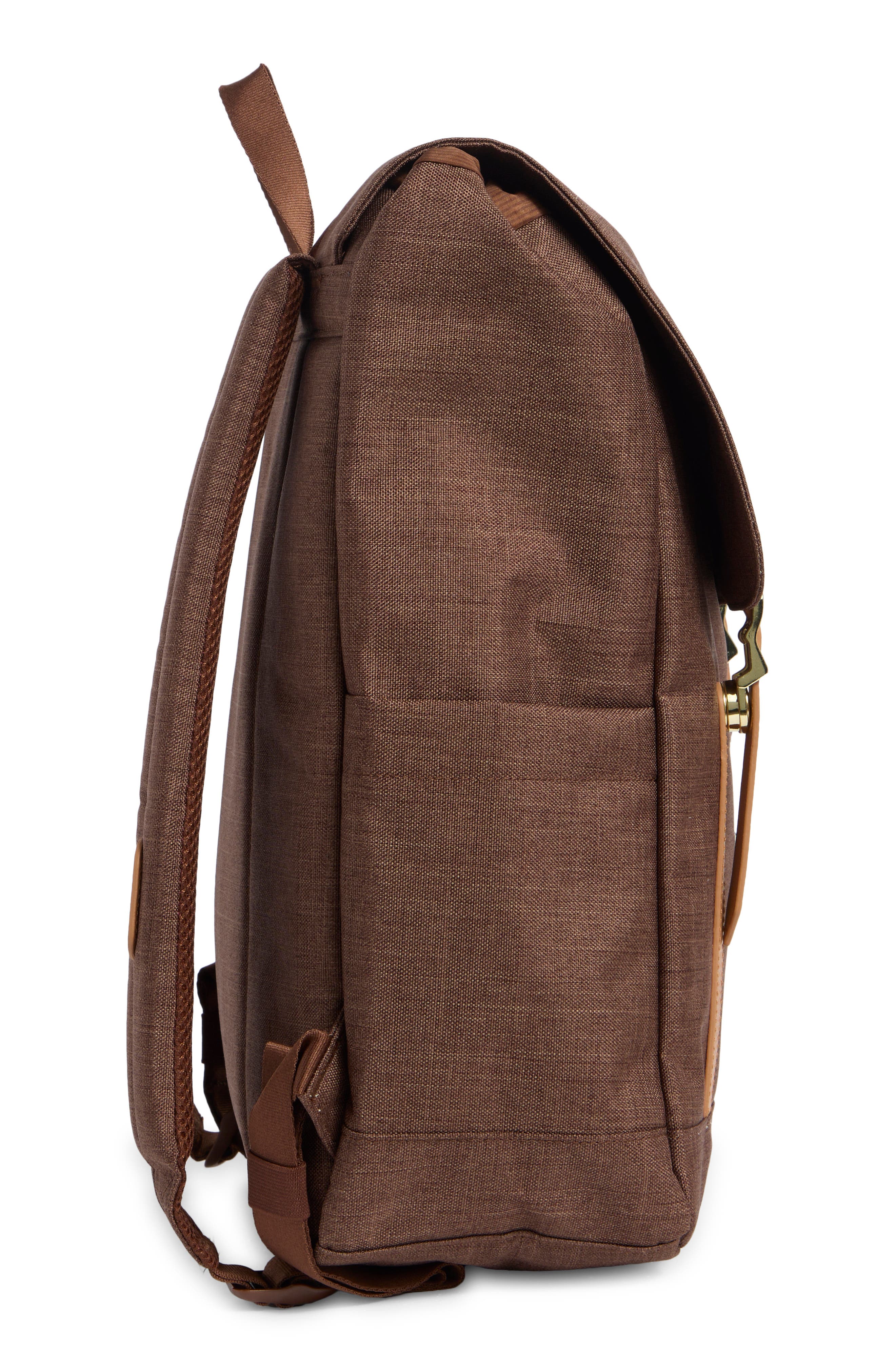 Herschel Supply Co. Retreat Small Backpack, Alternate, color, Potting Soil Crosshatch