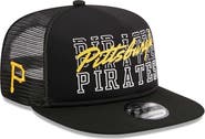 New Era Men's New Era Black Pittsburgh Pirates  Street Team A-Frame Trucker 9FIFTY Snapback Hat