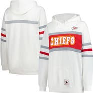 Mitchell & Ness Women's Mitchell & Ness White Kansas City Chiefs Plus Size Head Coach Throwback Pullover Hoodie