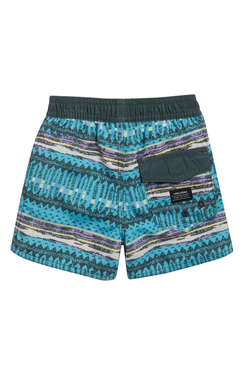 Volcom Jersey T-Shirt & Swim Shorts Set, Alternate, color, Crystal Gray