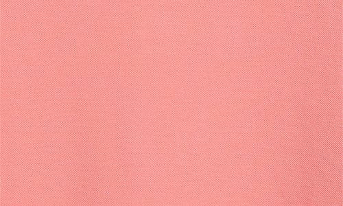 Tom & Teddy Solid Pima Cotton Piqué Polo In Watermelon