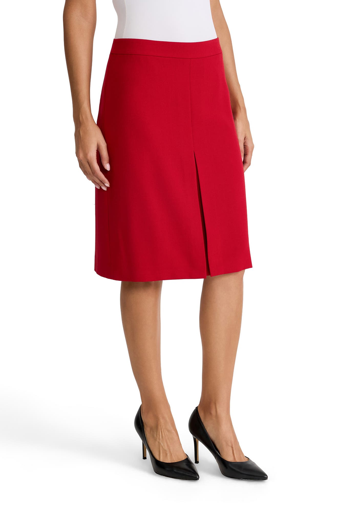 KASPER Inverted Pleat Skirt (Women) | Nordstrom