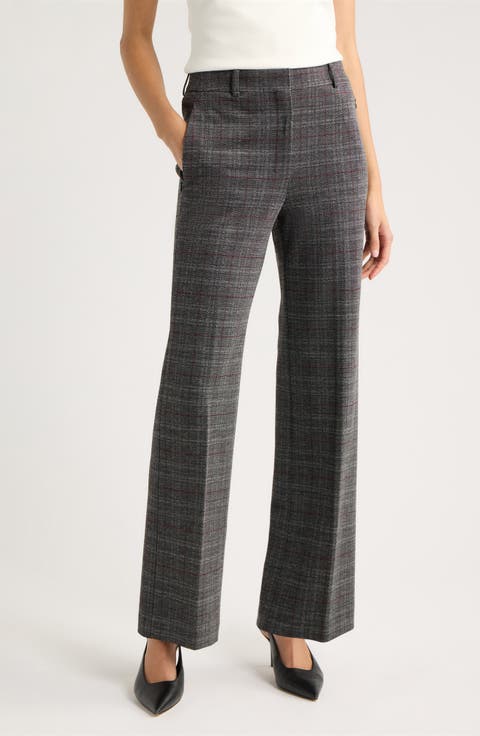 Slim Flare Ankle Trousers