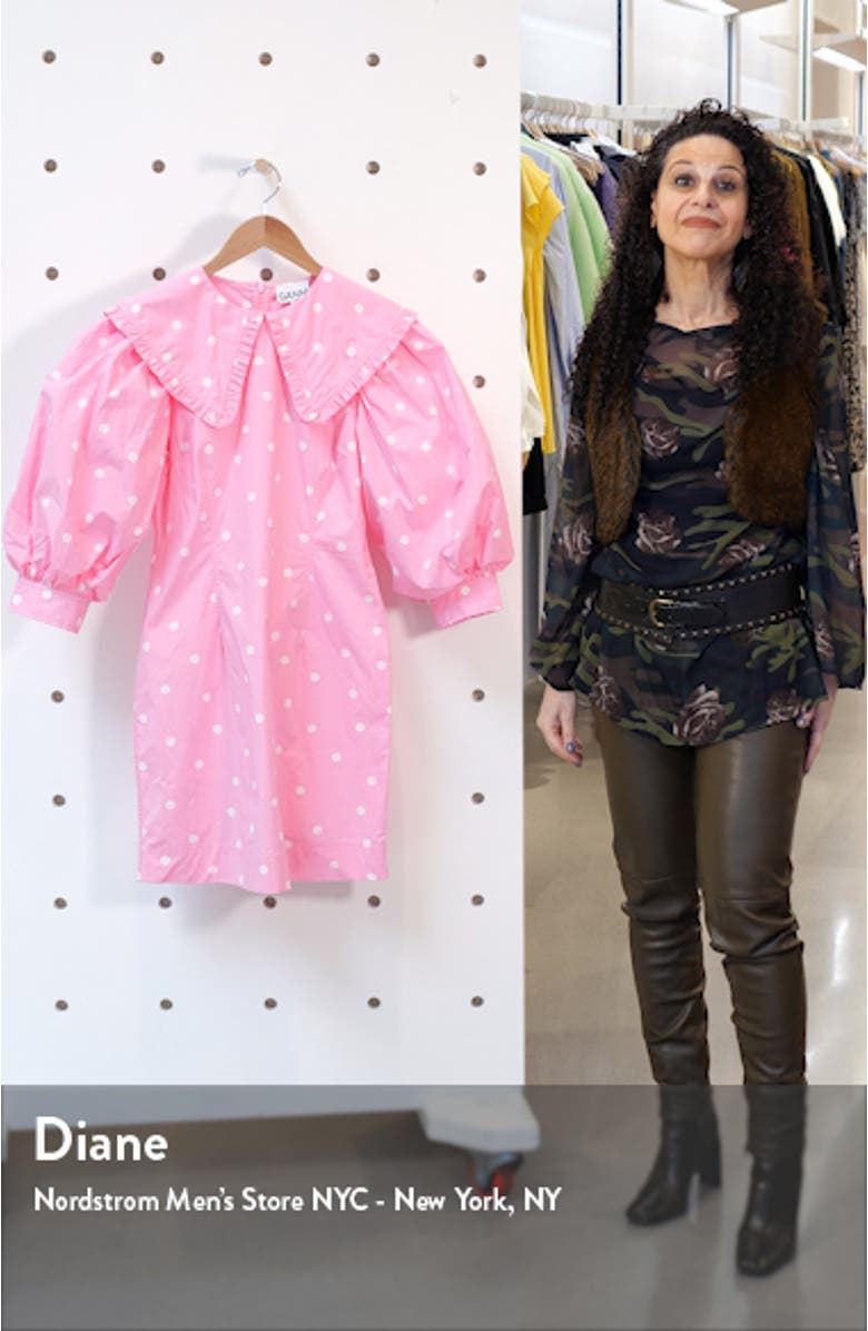 Polka Dot Print Organic Cotton Dress, sales video thumbnail