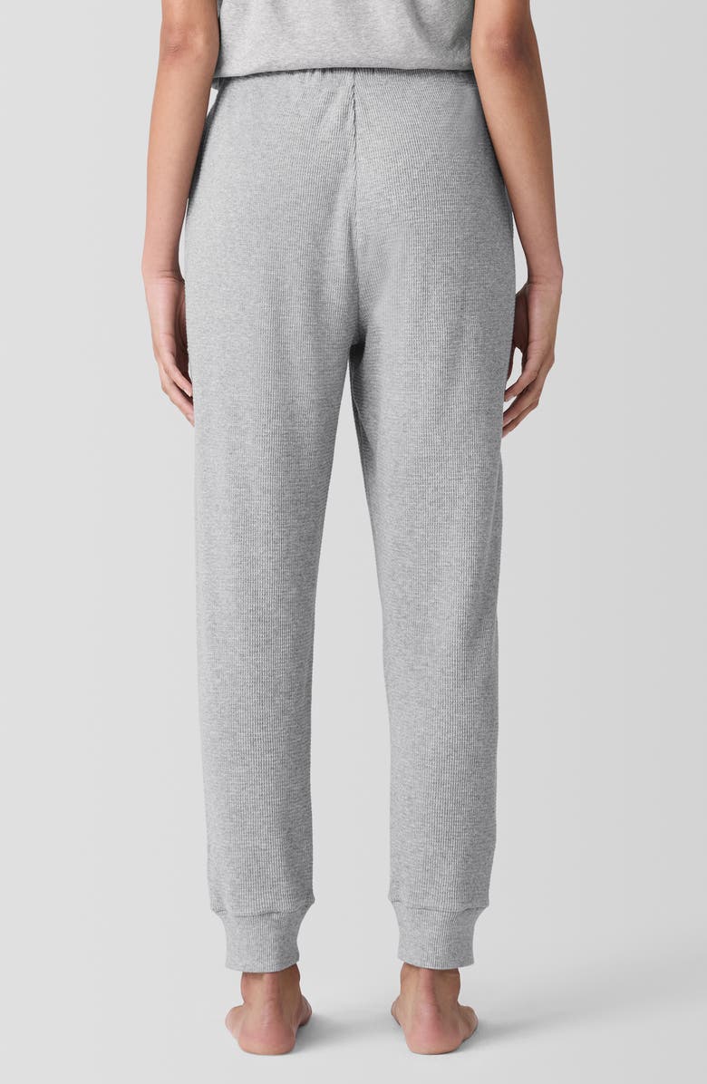 EILEEN FISHER SLEEP The Slow Waffle Stitch Organic Cotton Joggers, Alternate, color, 