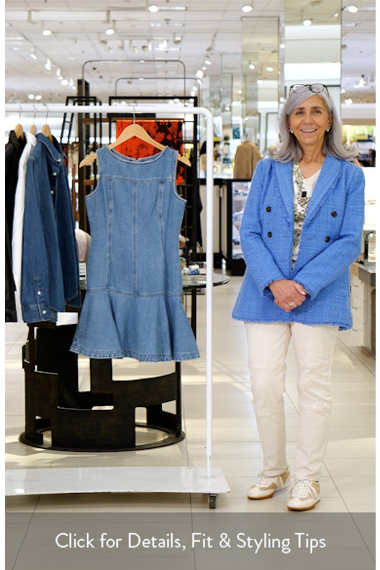 Seamed Denim Minidress video