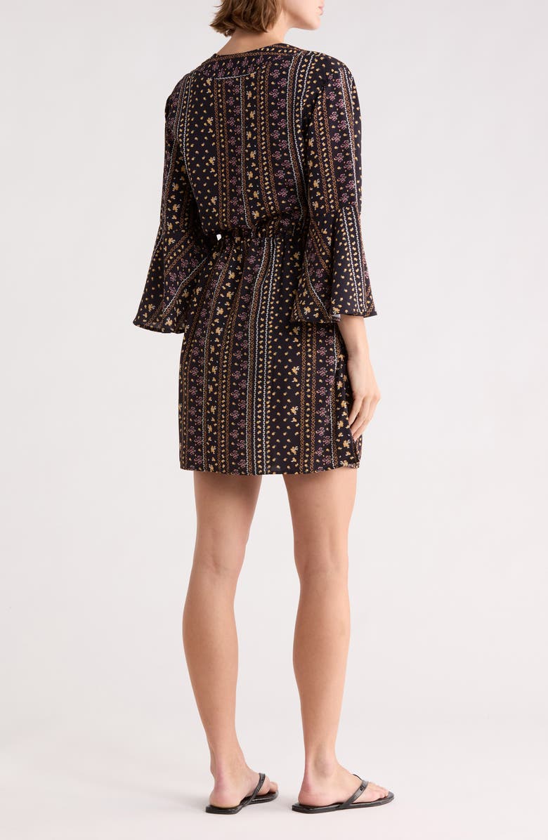 Maaji Joy Cover-Up Caftan, Alternate, color, Black