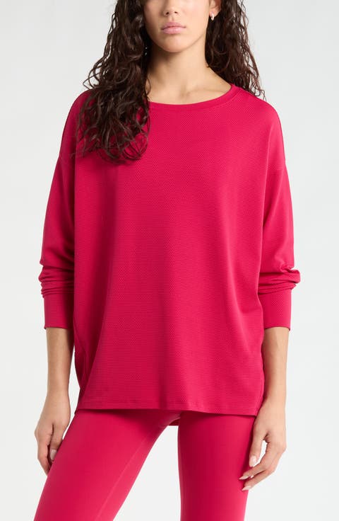 Textured Equilibrium Long Sleeve T-Shirt