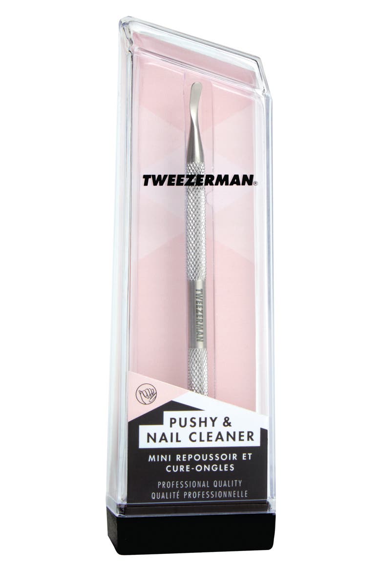 'Pushy® & Nail Cleaner' Stainless Steel Cuticle Pusher, Alternate, color, NO COLOR