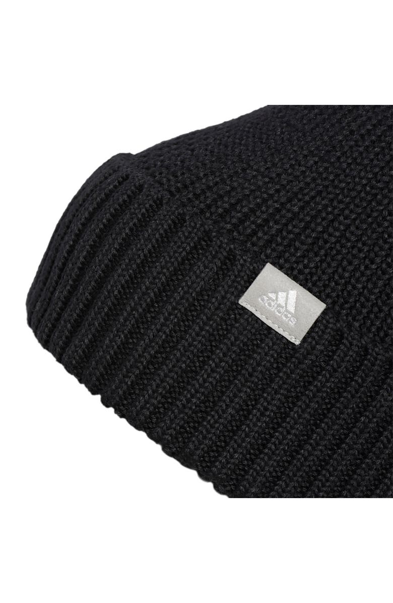 adidas Folded Knit Beanie, Alternate, color, 