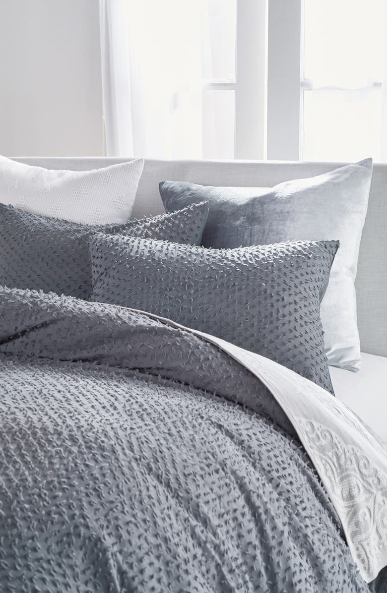 Peri Home Dot Fringe Comforter & Sham Set, Alternate, color, 