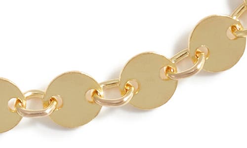 Nashelle Disco Chain Bracelet In Brown