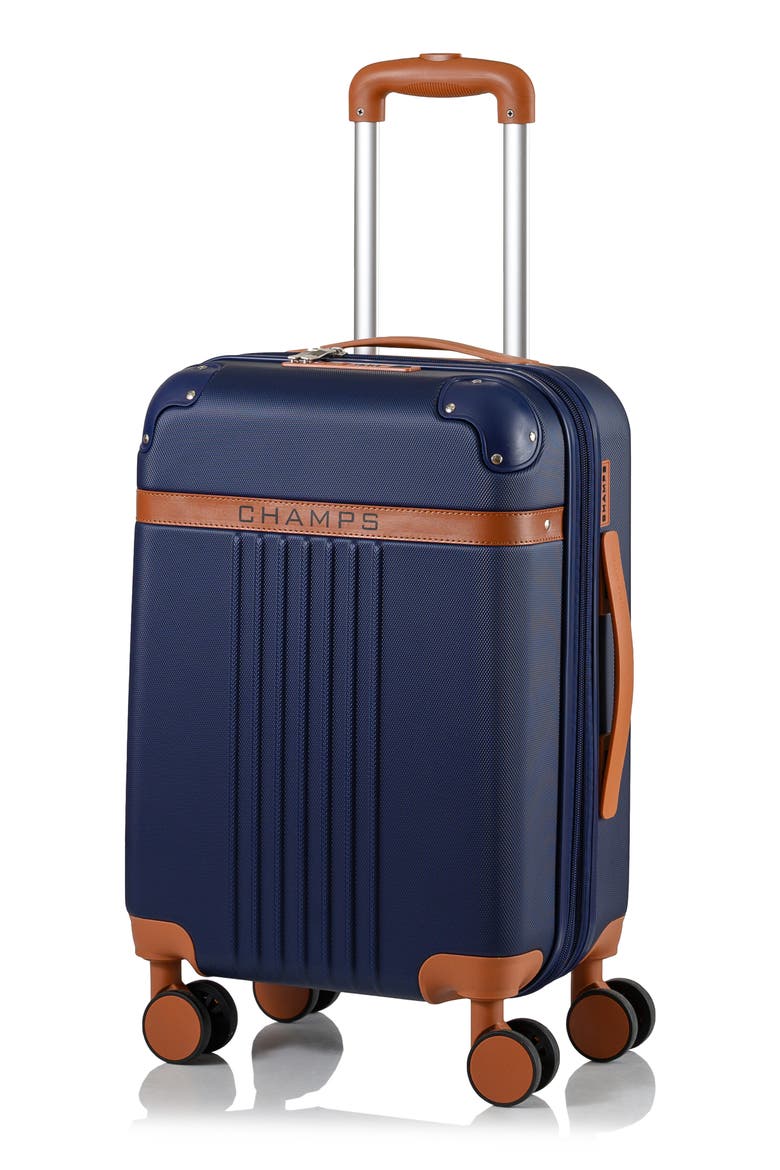 Vintage Carry-On Hardside Spinner, Alternate, color, NAVY