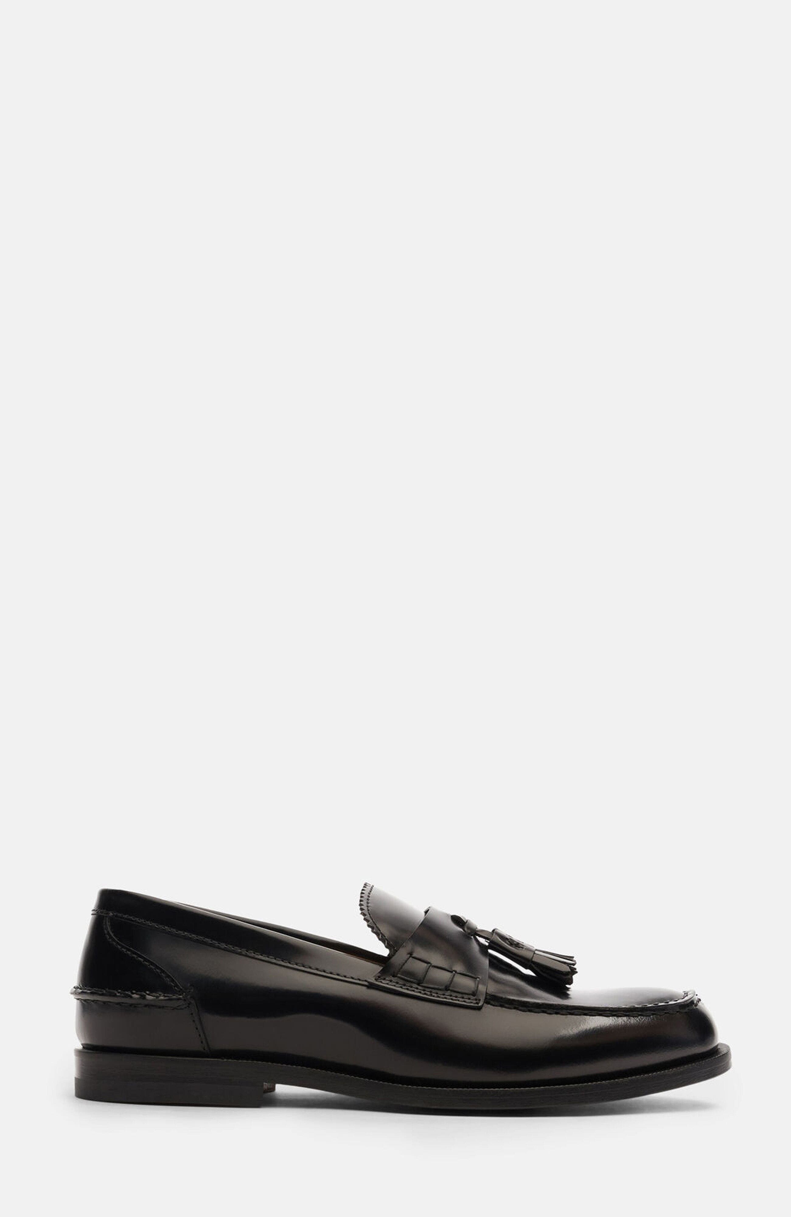 SCAROSSO Ralphine Loafers, Alternate, color, Black - Brushed Calf
