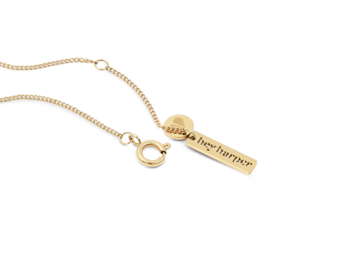 Hey Harper Cry Me A River Necklace In Gold
