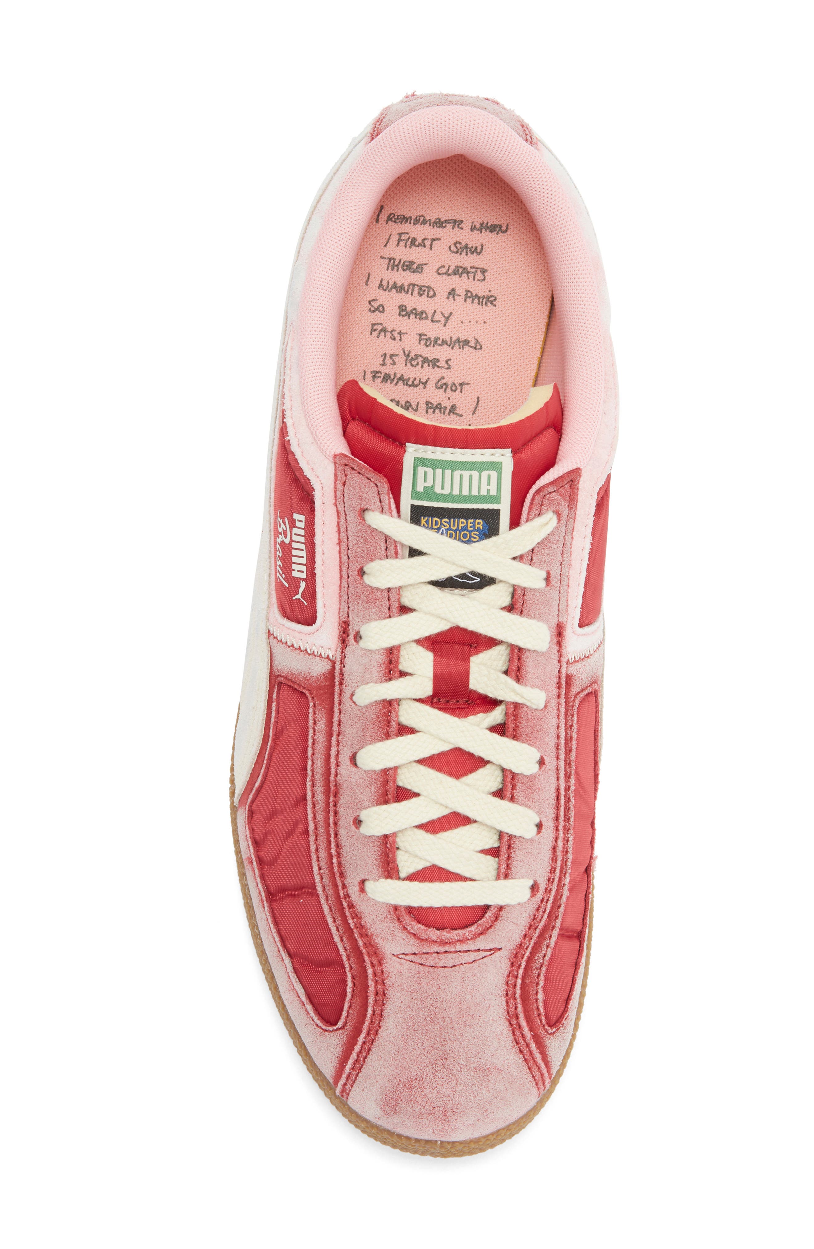 PUMA x KidSuper Brasil Sneaker, Alternate, color, Dark Crimson/ Alpine Snow