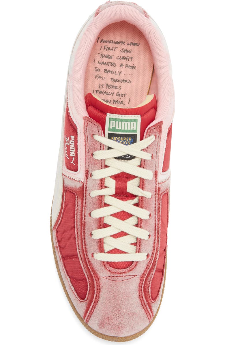 PUMA x KidSuper Brasil Sneaker, Alternate, color, Dark Crimson/ Alpine Snow