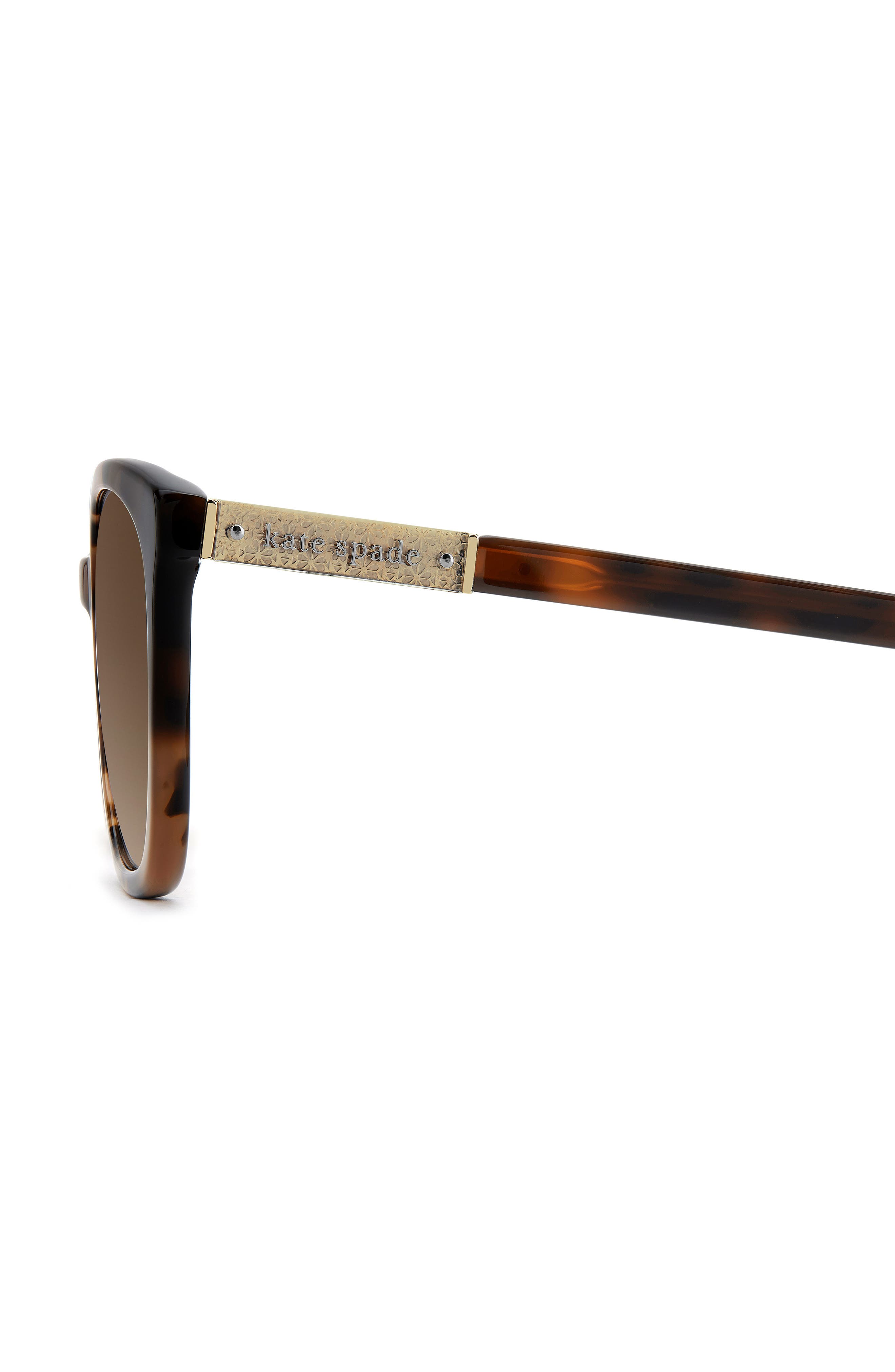 Kate Spade Brown Diana/S Rectangle Sunglasses and Case FA6 Y6 54.17 120 1-3 Opticontacts.com -- Kate Spade Johanna/S main image 2