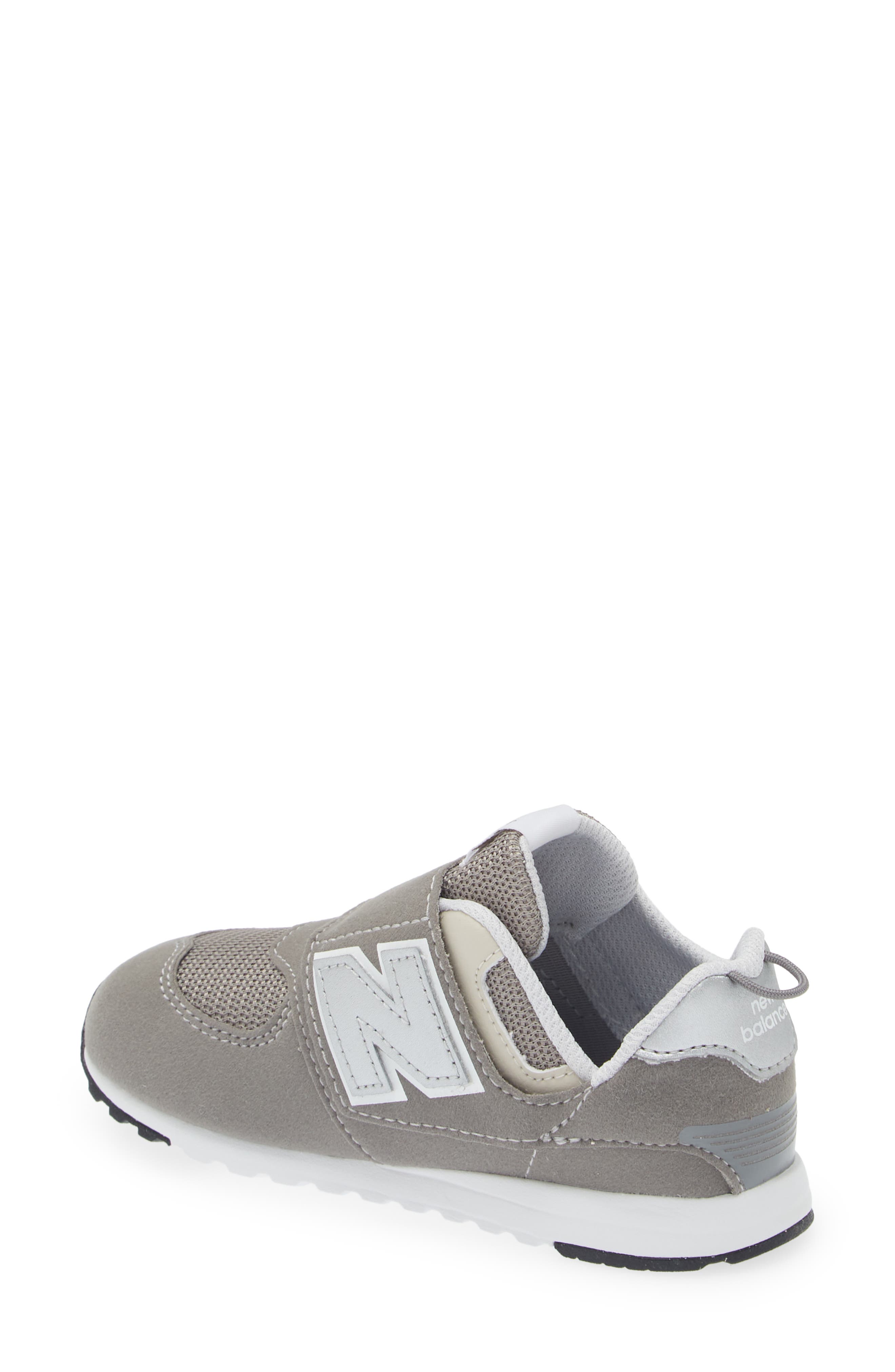New Balance Kids' 574 New B Sneaker, Alternate, color, Rain Cloud