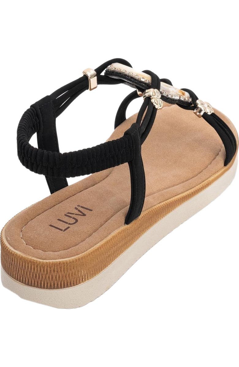 Prologue Shoes JUNES Buckle-Embellished Sandal, Alternate, color,