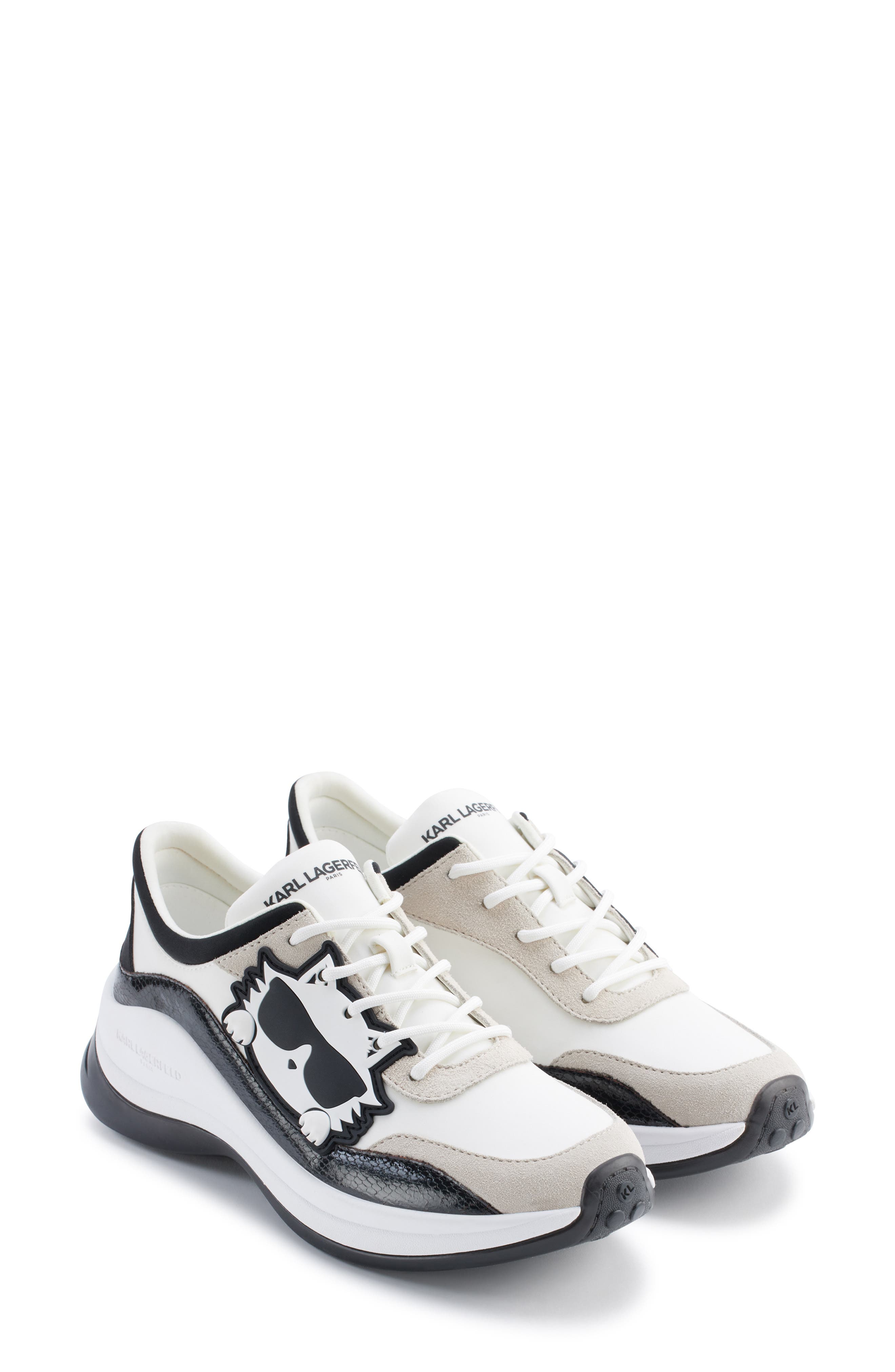 KARL LAGERFELD PARIS Coty Sneaker, Main, color, 