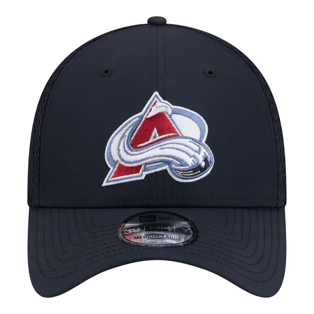 New Era Men's New Era Navy Colorado Avalanche Logo 39THIRTY Flex Hat ...