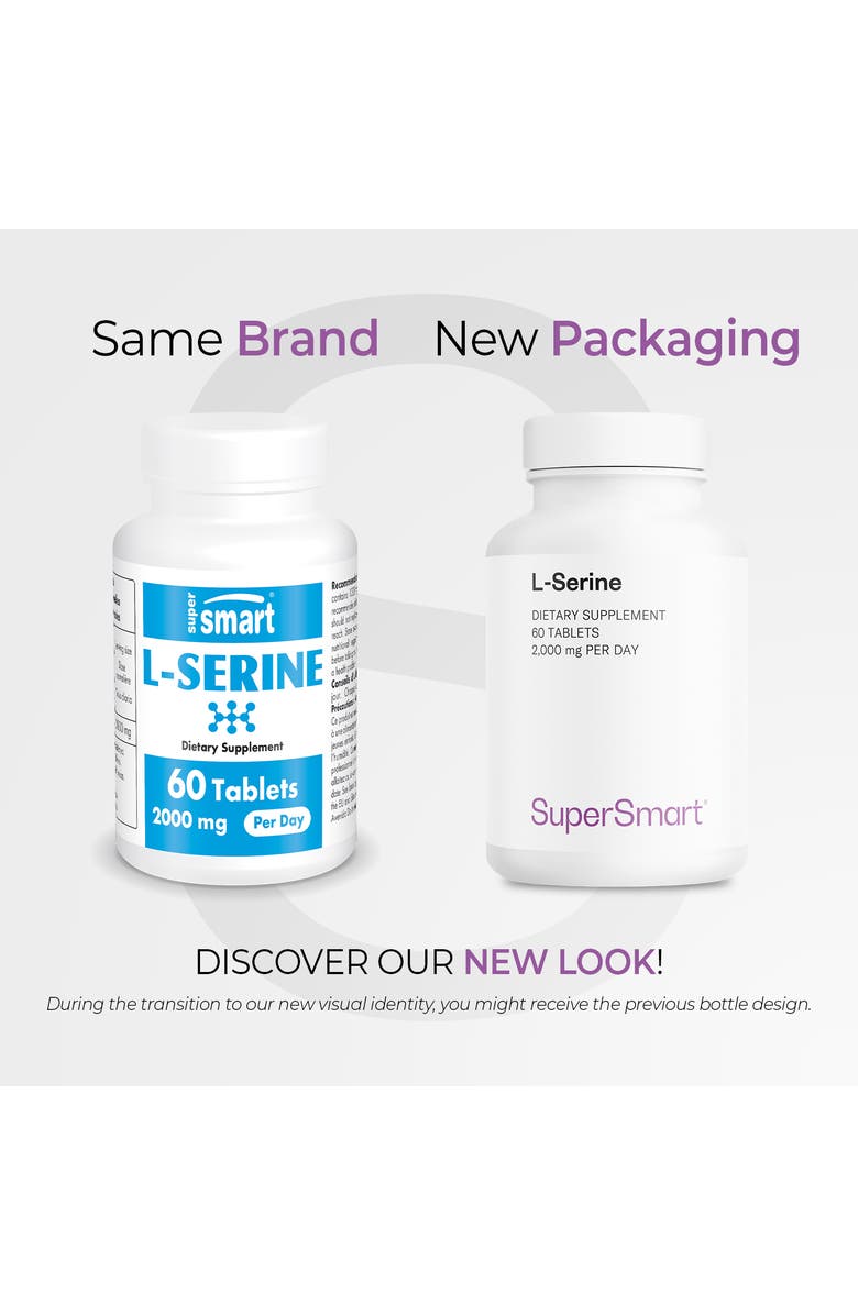 SuperSmart L-Serine Supplement 2000mg, Alternate, color, NO COLOR