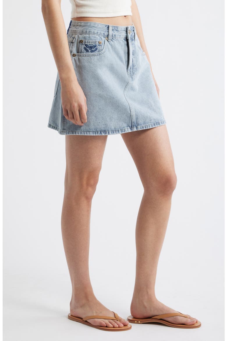 Tabby 2.0 Denim Miniskirt, Alternate, color, VINTAGE BLUE