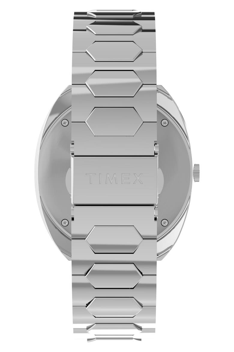 Q 1972 Time Machine Reissue Bracelet Watch, 39mm, Alternate, color, SILVER