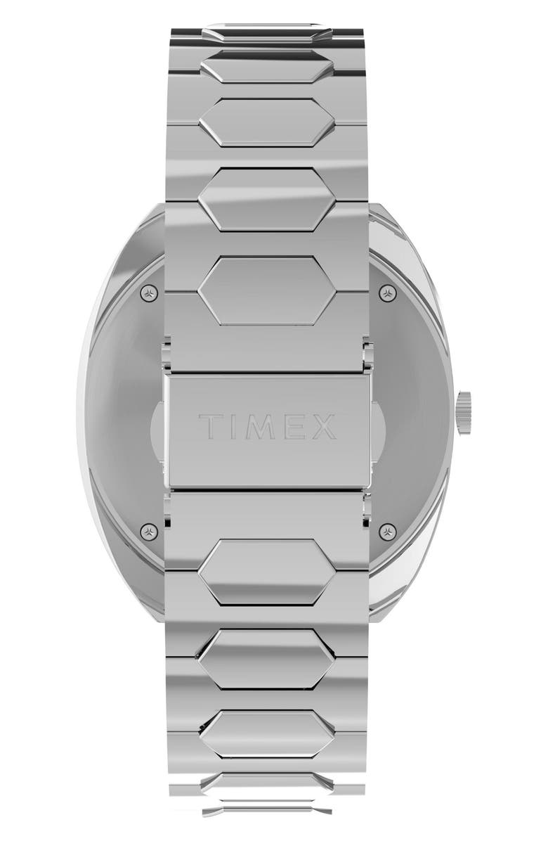 Timex<sup>®</sup> Q 1972 Time Machine Reissue Bracelet Watch, 39mm, Alternate, color, Silver