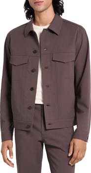 Theory River Trucker in Neoteric Twill Jacket