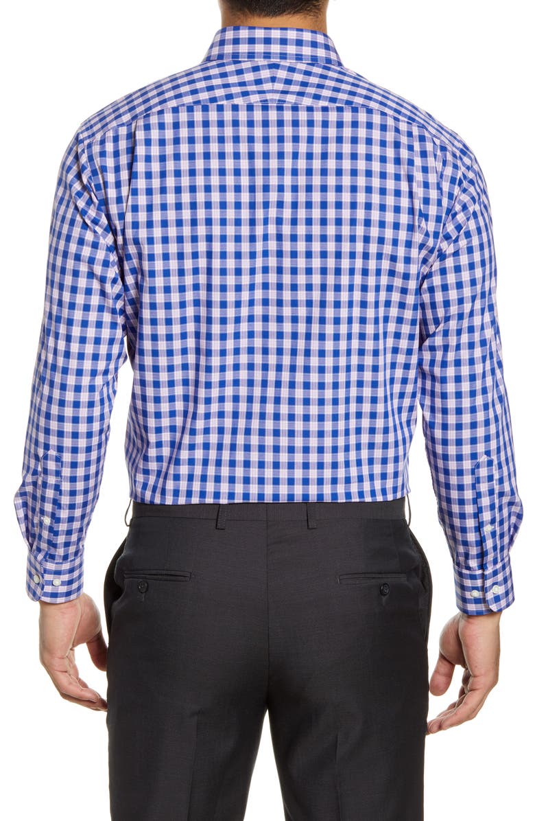 NORDSTROM MEN'S SHOP Traditional Fit Non-Iron Check Dress Shirt, Alternate, color, 