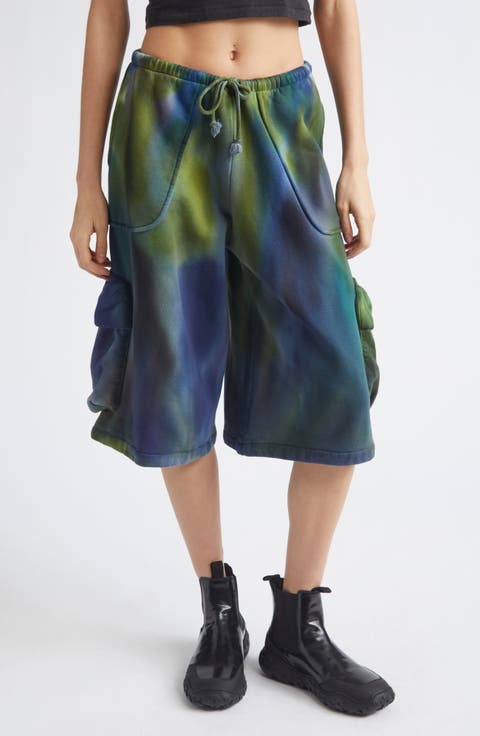 Charcoal Cargo Sweat Shorts