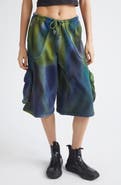 Collina Strada Charcoal Cargo Sweat Shorts