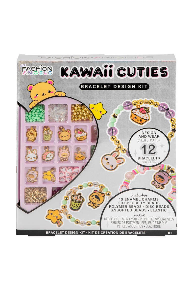 Bracelet Design Kit, Kawaii Cuties, DIY Elastic String Jewelry, Alternate, color, Multicolored