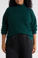 NORDSTROM RACK Mock Neck Raglan Sleeve Sweater