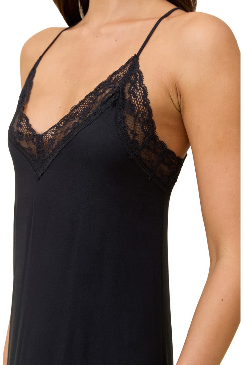 Talia Nightgown, Alternate, color, BLACK