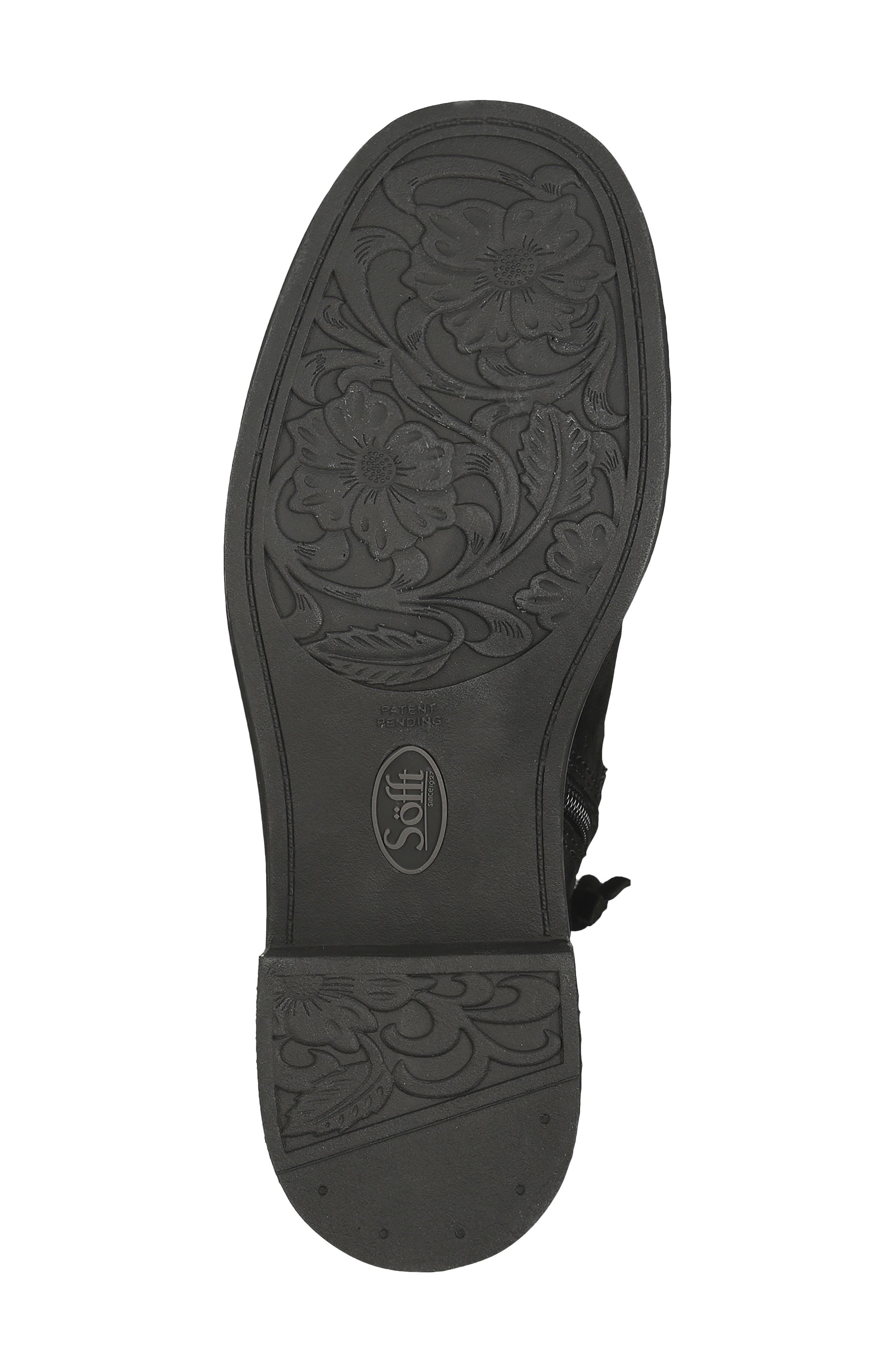 Söfft Miley Bootie, Alternate, color, Black Suede