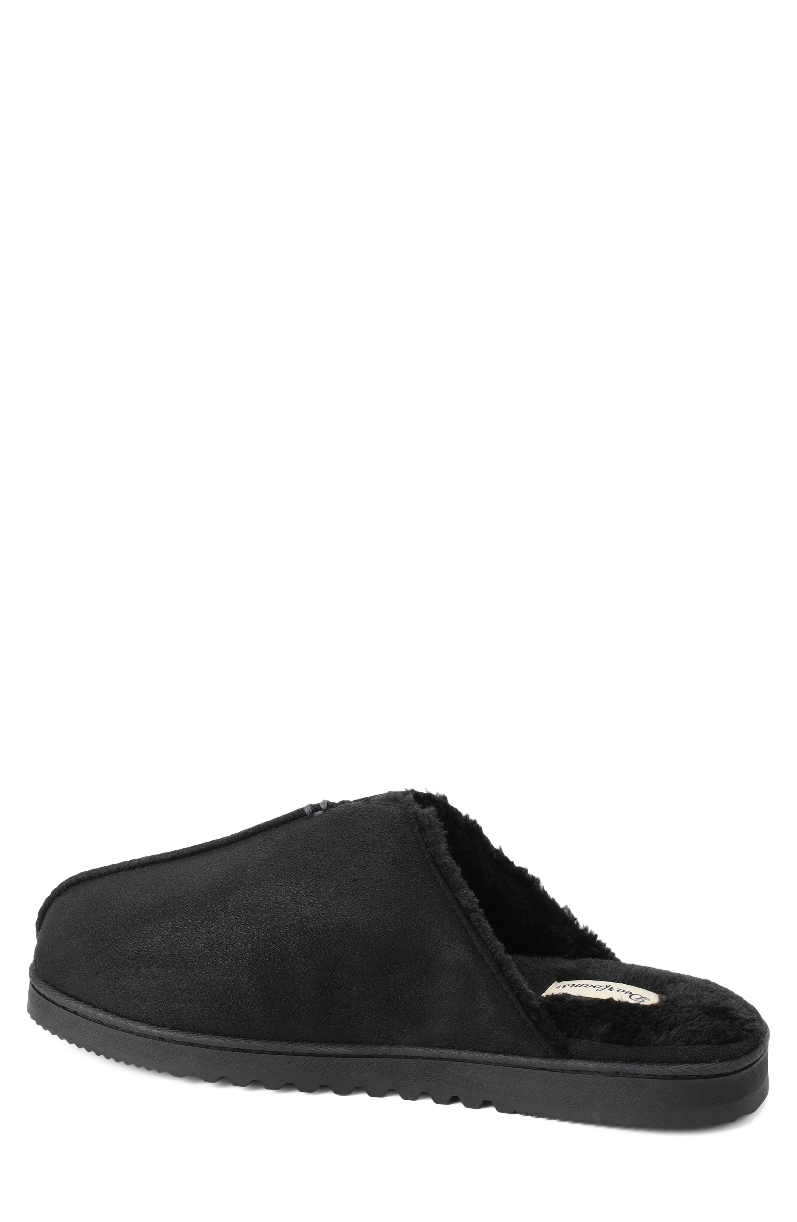 Fenway Scuff Slipper, Alternate, color, BLACK