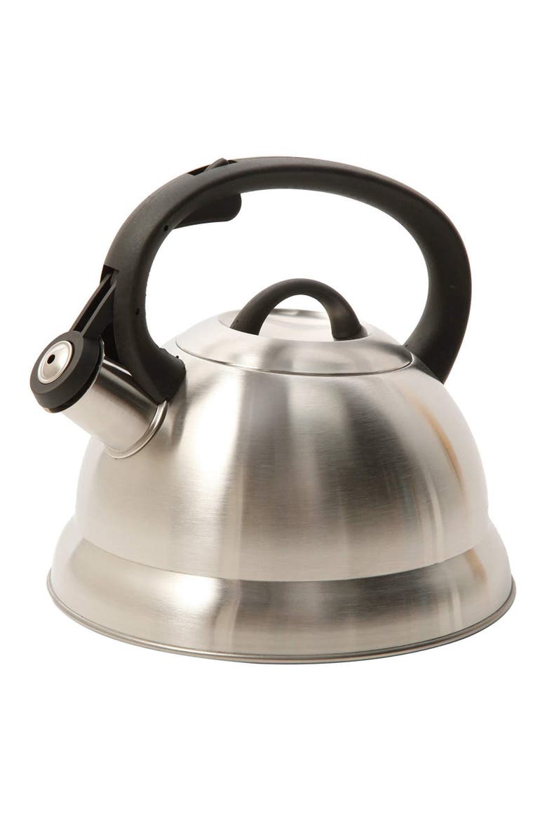 Flintshire 1.75 Qt. Stainless Steel Whistling Tea Kettle, Alternate, color, Metallic Silver