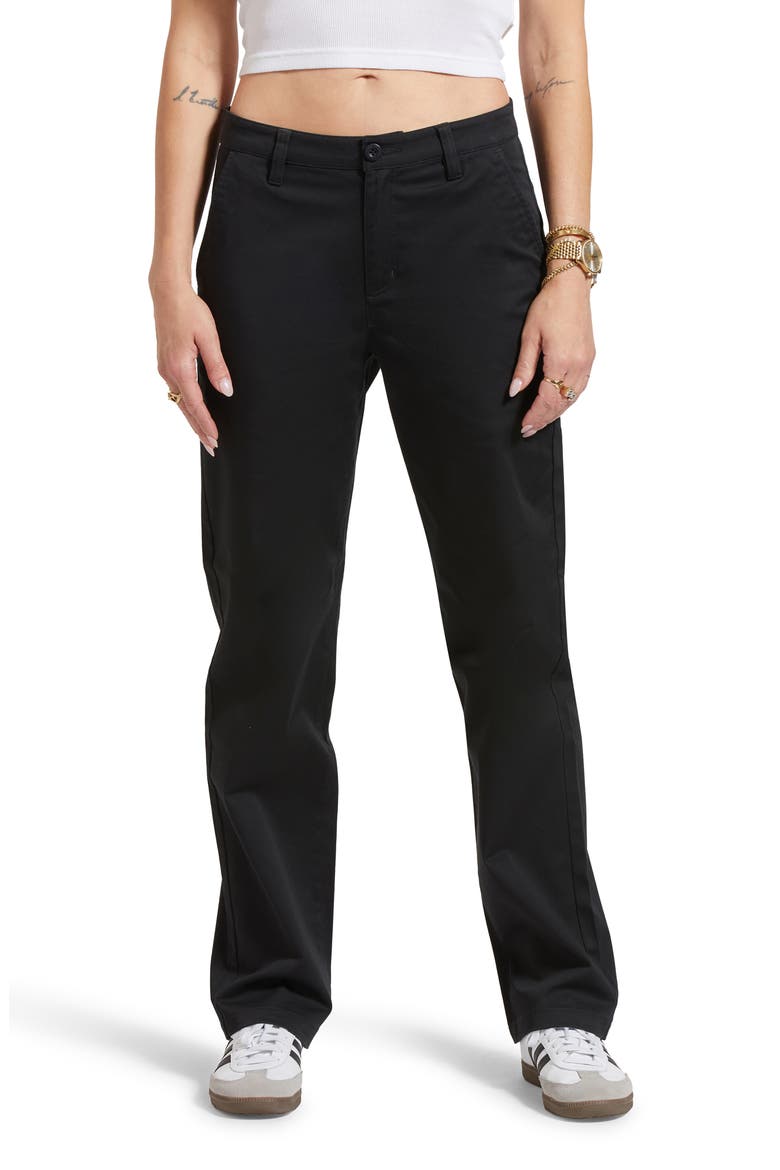 Bedford High Waist Pants, Main, color, BLACK