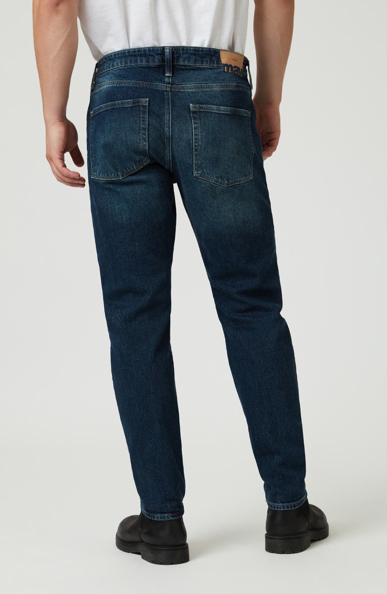 Mavi Jeans London Relaxed Tapered Jeans, Alternate, color, Deep Blue Denim