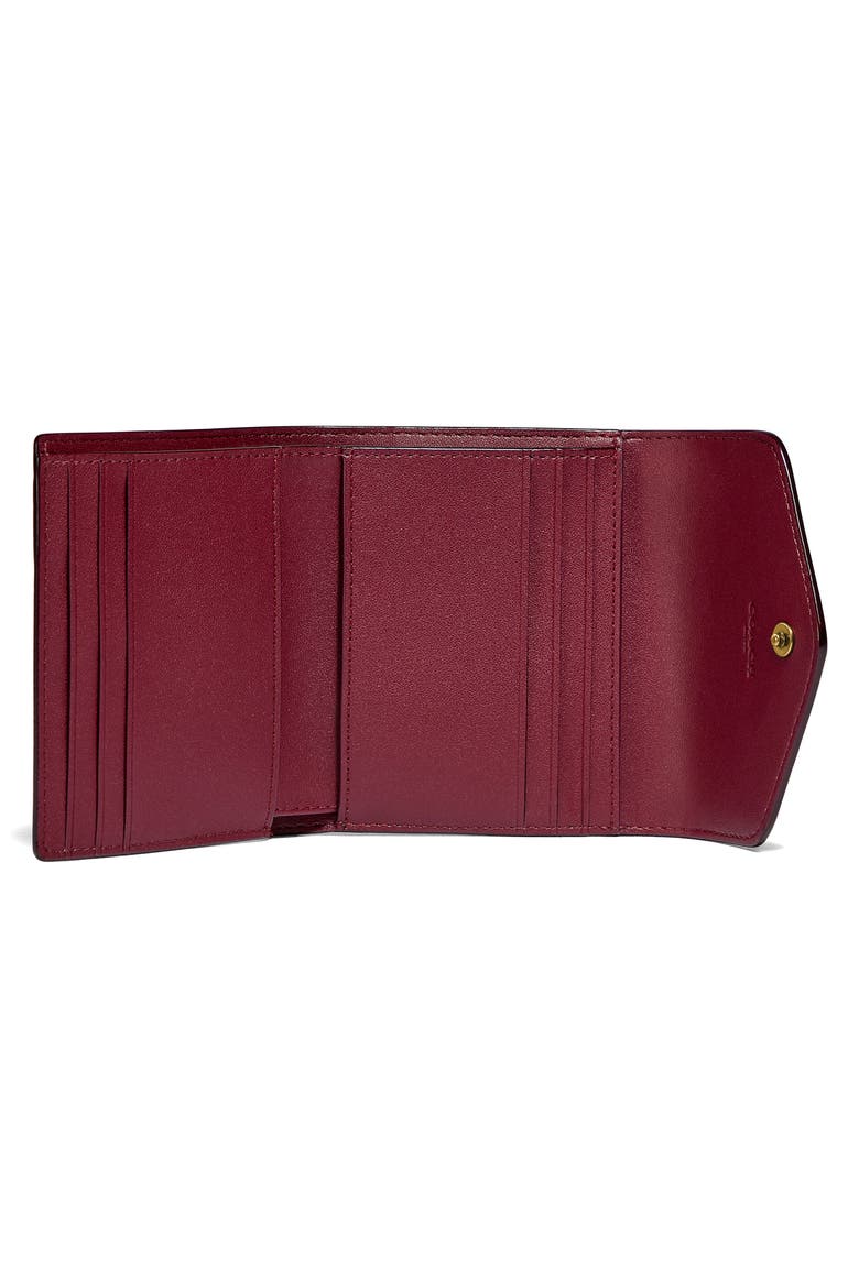 Small Wyn Colorblock Signature Wallet, Alternate, color, B4/ TAN RUST