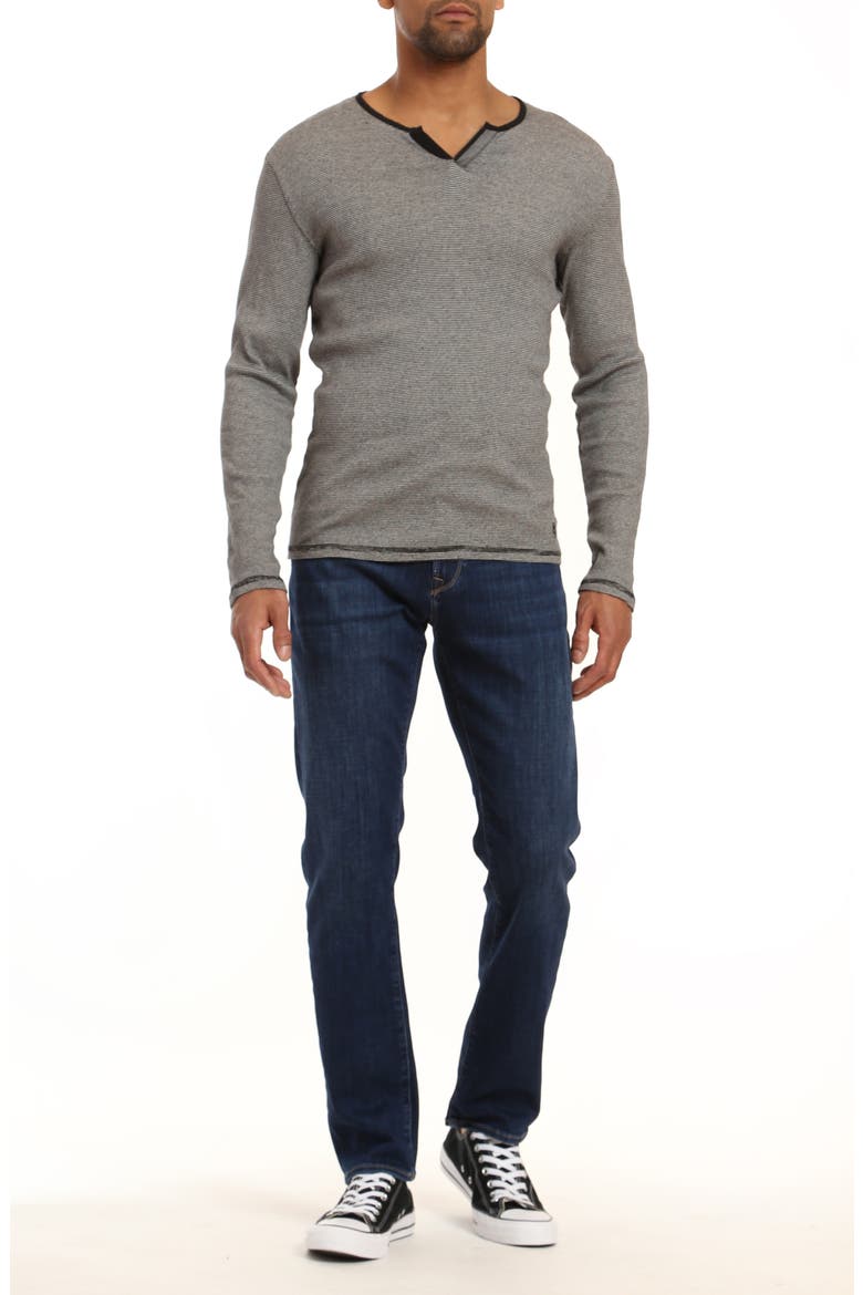 Zach Straight Leg Jeans, Alternate, color, DARK FEATHER BLUE
