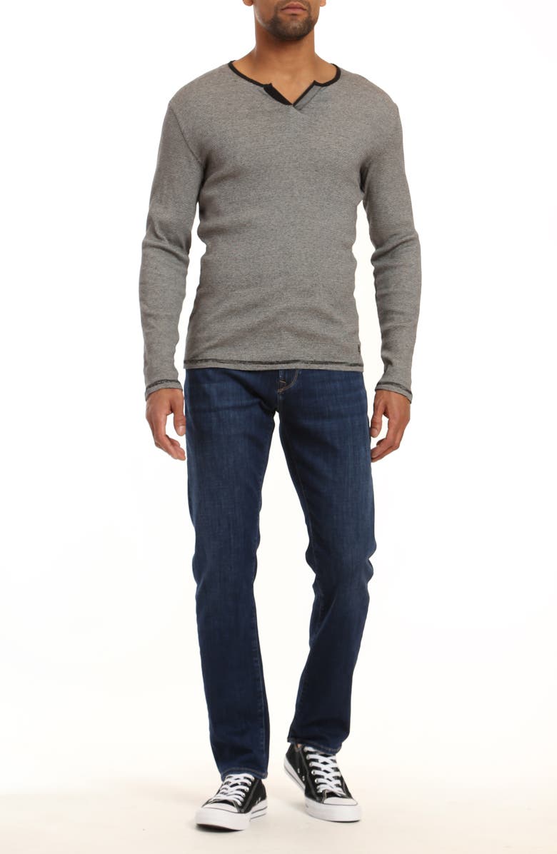 Mavi Jeans Zach Straight Leg Jeans, Alternate, color, Dark Feather Blue